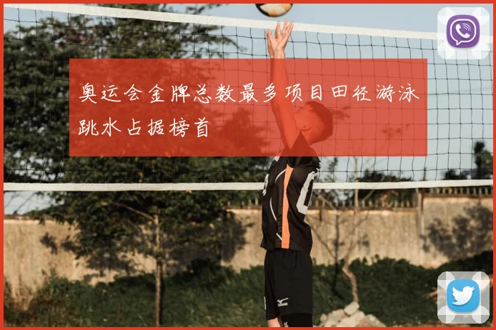 奥运会金牌总数最多项目田径游泳跳水占据榜首