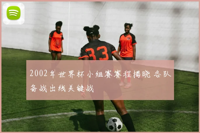 2002年世界杯小组赛赛程揭晓 各队备战出线关键战