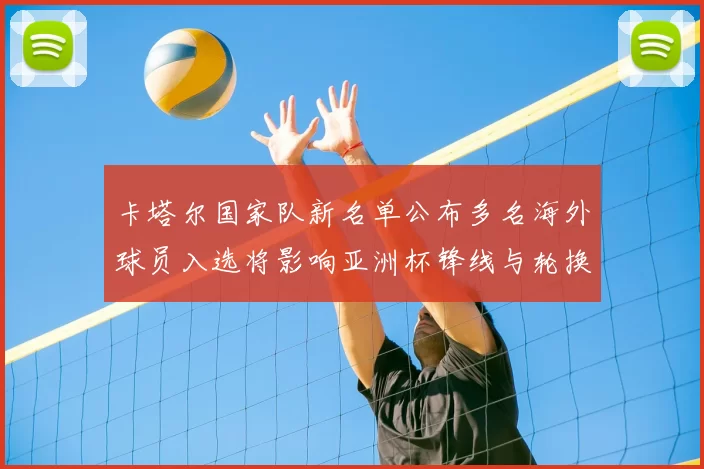 卡塔尔国家队新名单公布多名海外球员入选将影响亚洲杯锋线与轮换